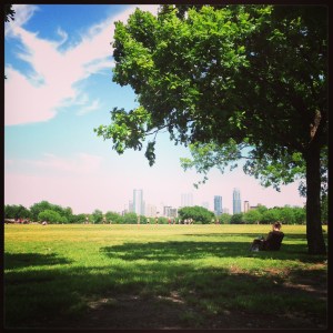 That's me, on that Saturday, in my happy place.