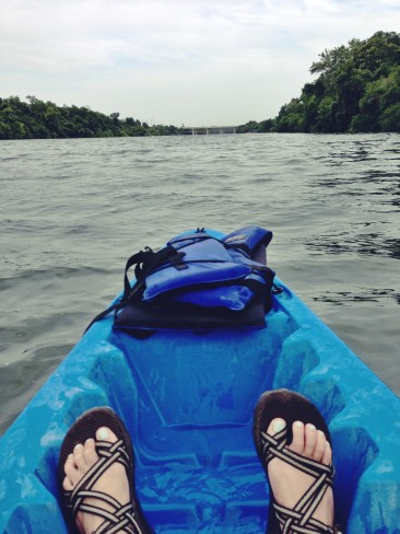 Kayaking on Sunday, for this sole purpose.