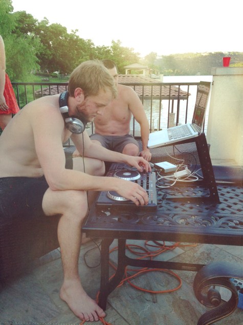 DJ Haircut droppin' beats. 